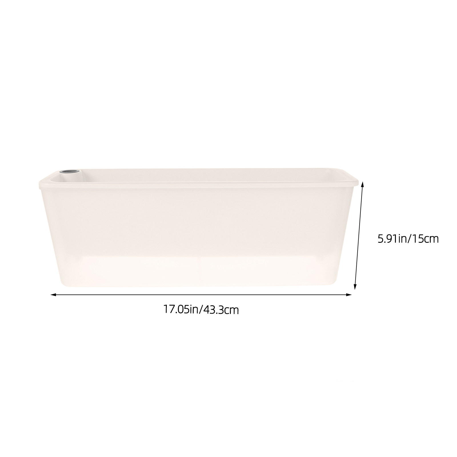 Maceta rectangular estrecha co - Self-Watering Planter reseña y precio