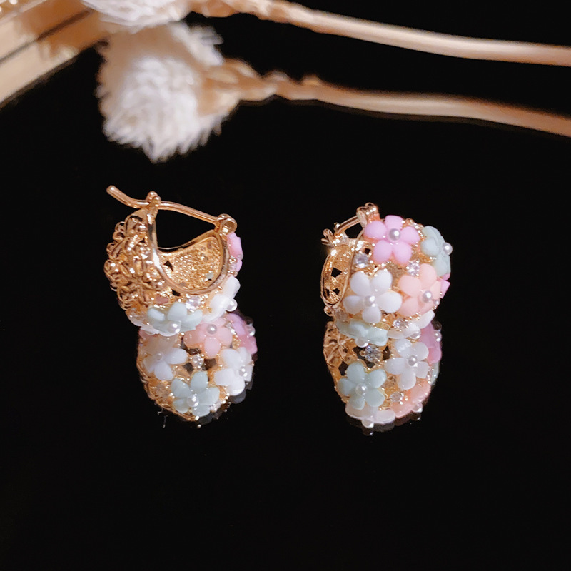 Pendientes de flor de pétalos  - Gardening Tools Girls reseña y precio
