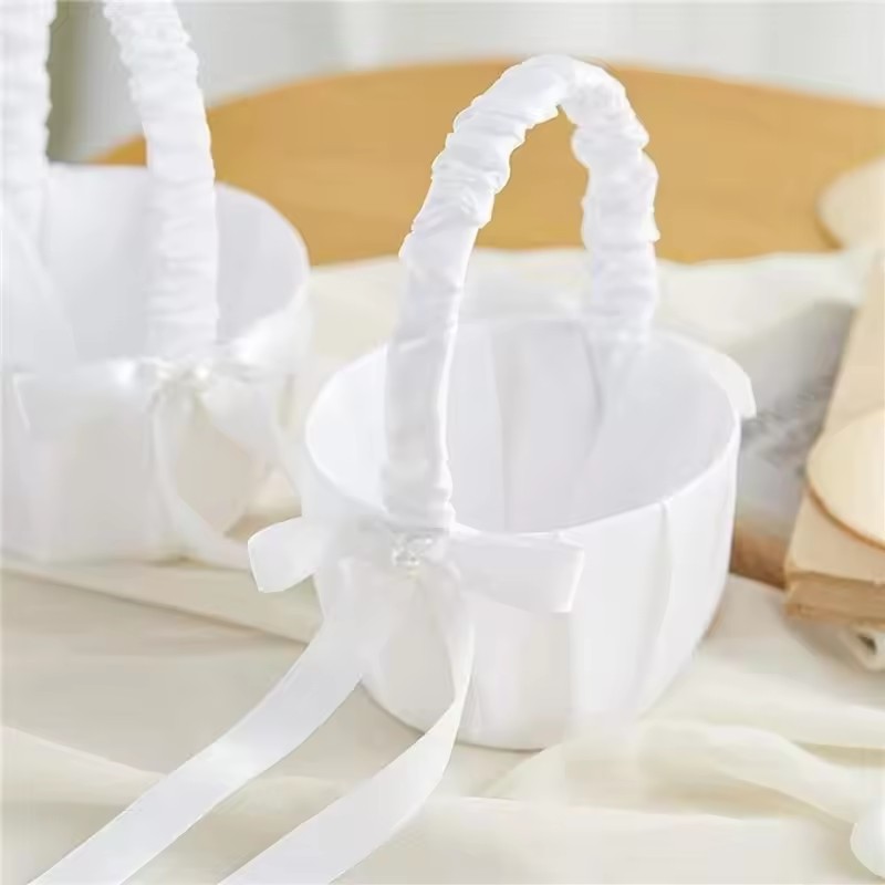 Cesta de flores con lazo de sa - Gardening Tools Girls reseña y precio