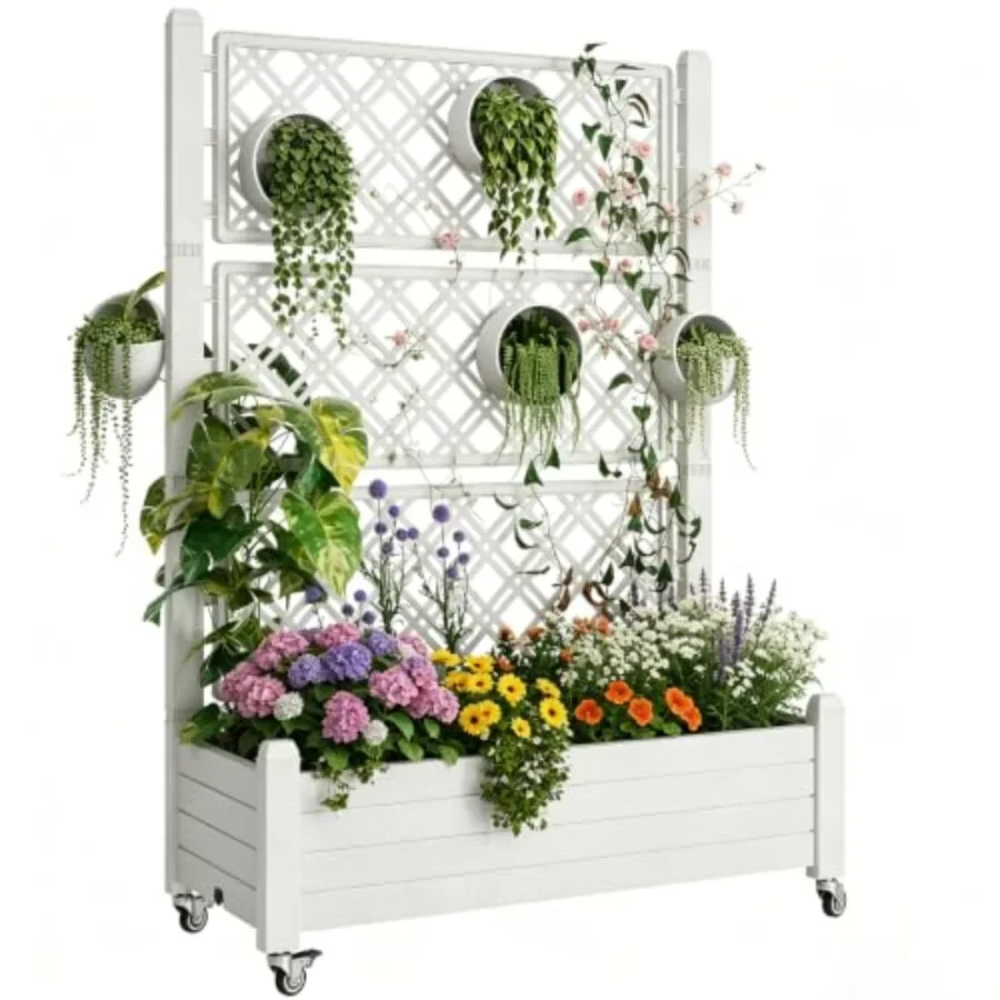 Cama de jardín elevada con est - Self-Watering Planter reseña y precio