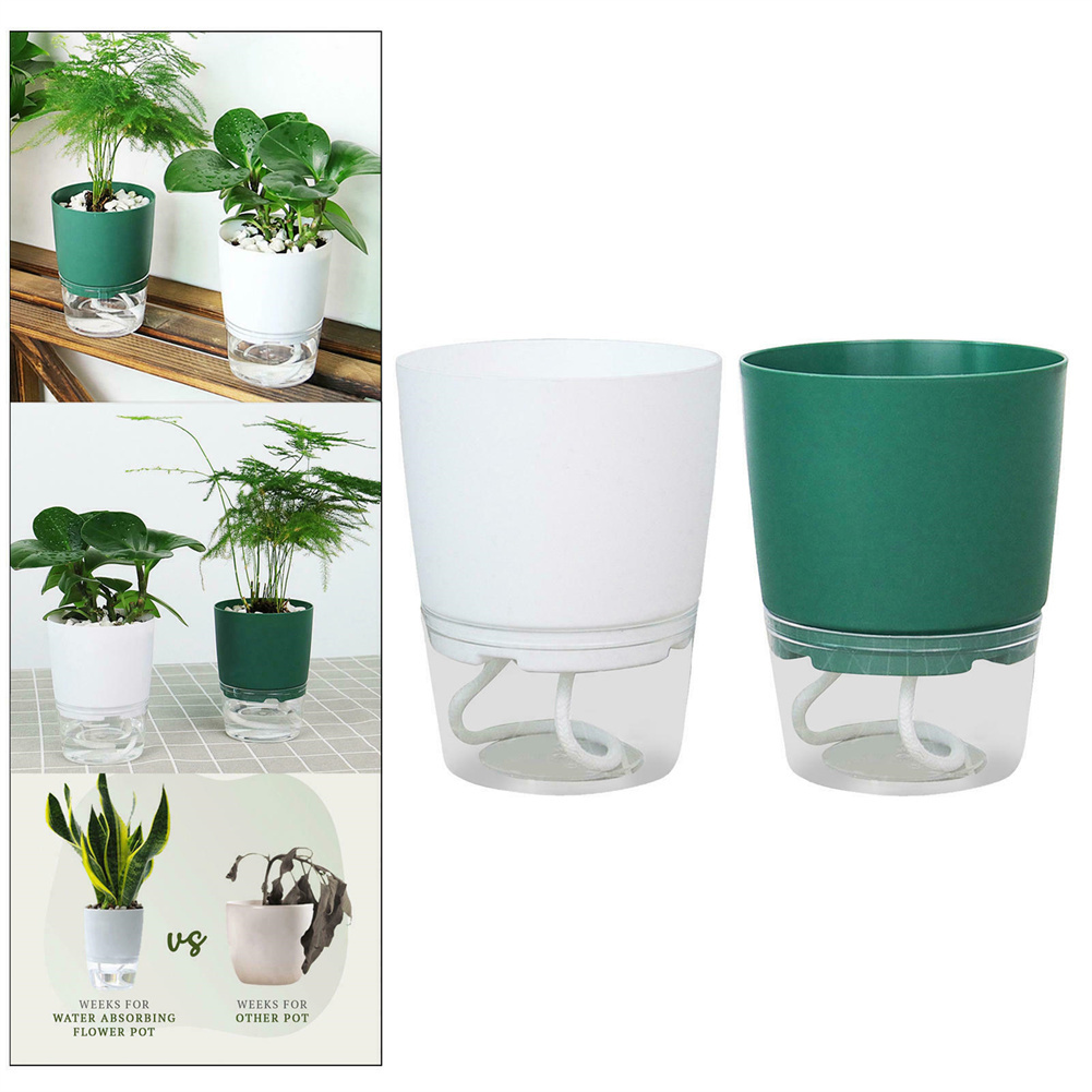 Maceta hidropónica perezosa, m - Automatic Plant Waterer reseña y precio